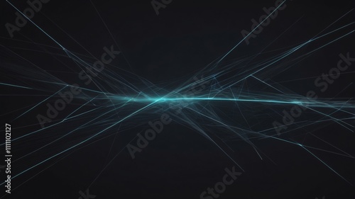 Dynamic abstract background with vibrant lines and dark setting for desktop wallpaper