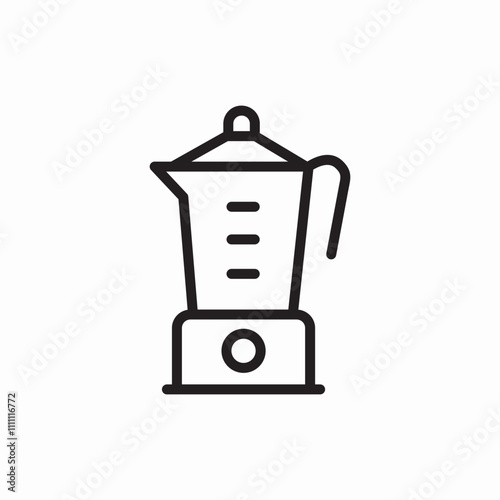 blender juicer icon sign vector
