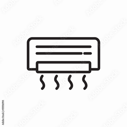 conditioner air icon sign vector