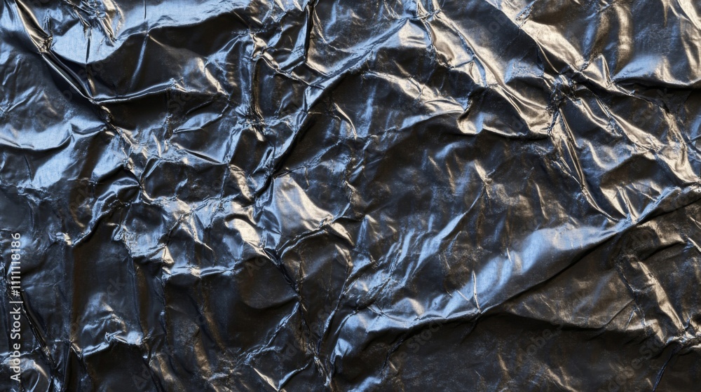 Crumpled Silver Foil Texture Crumpled Silver Foil Texture