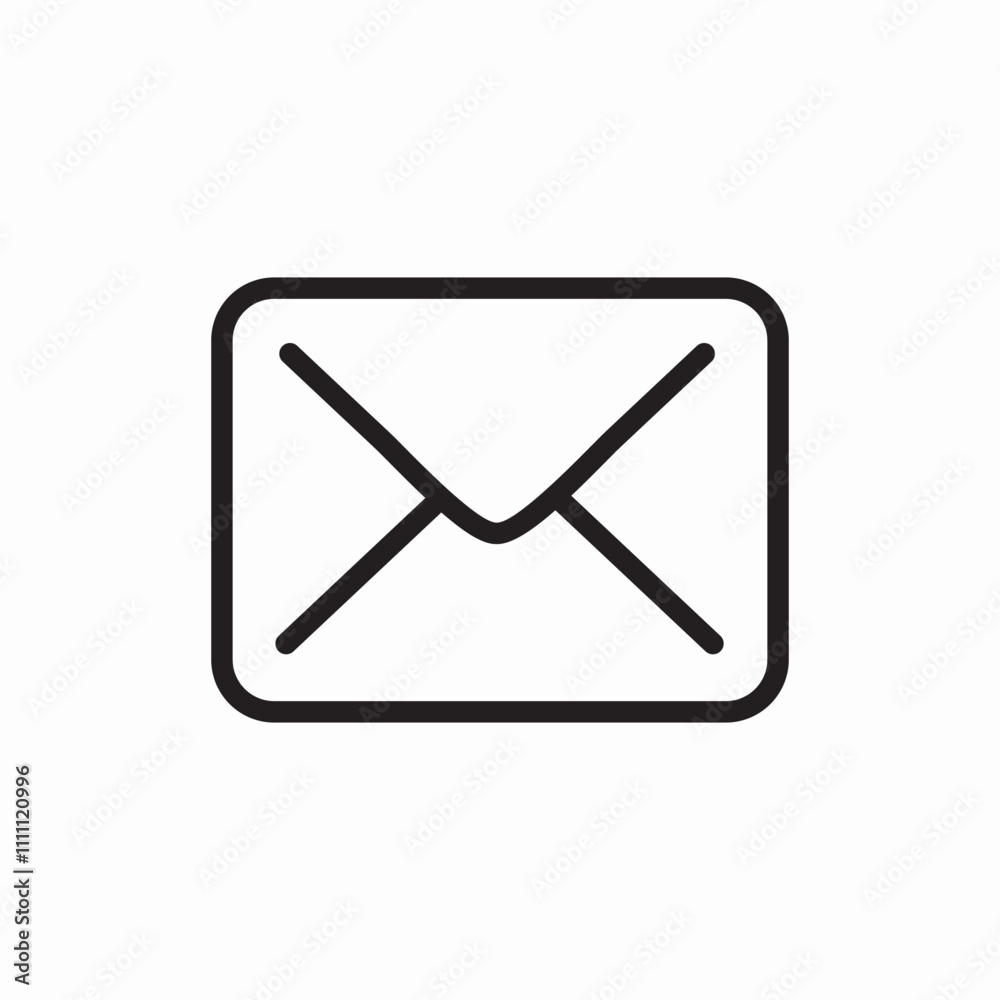 mail message letter icon sign vector mail message letter icon sign vector