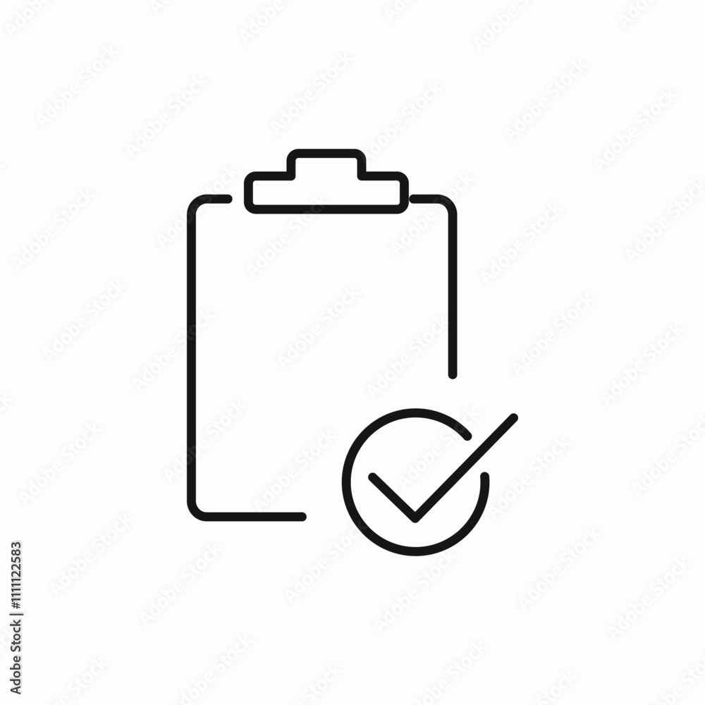 clipboard check mark icon sign vector clipboard check mark icon sign vector
