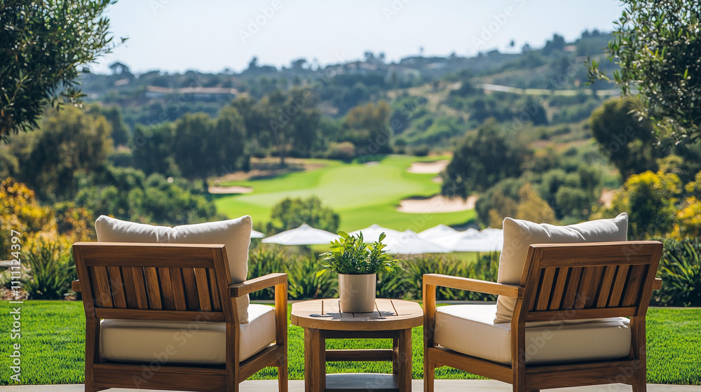 Serene Golf Course View Luxury Outdoor Patio Furniture Serene Golf Course View Luxury Outdoor Patio Furniture
