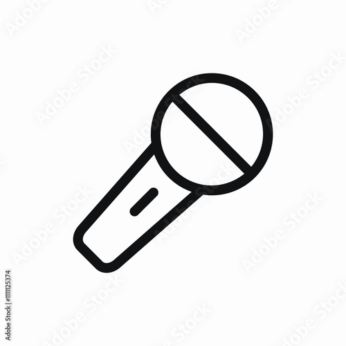 microphone voice icon sign vector