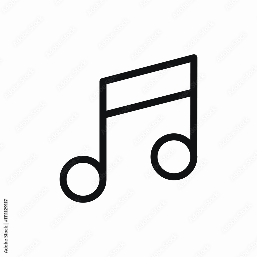 music note icon sign vector music note icon sign vector