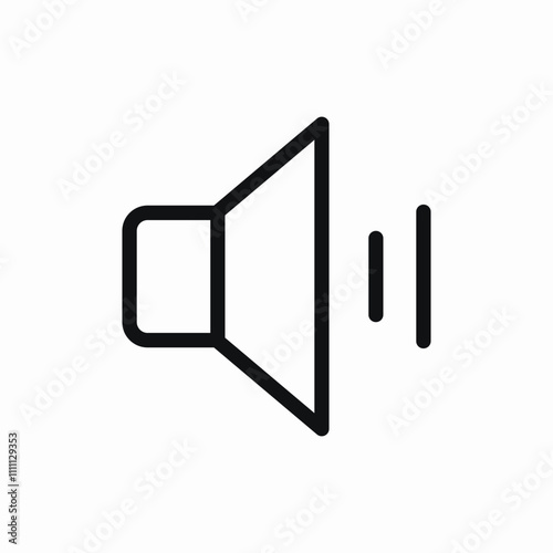 sound level volume icon sign vector