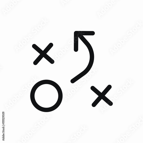 statistics strategy icon sign vector