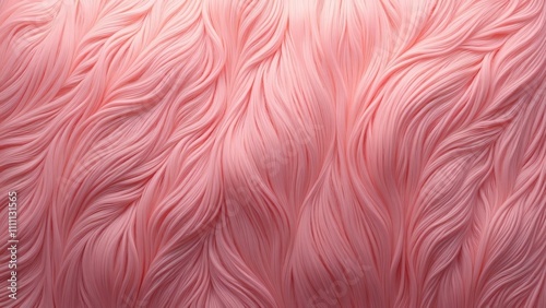 Soft Pink Fur Texture, Detailed Hair Fibers, Warm & Cozy Background