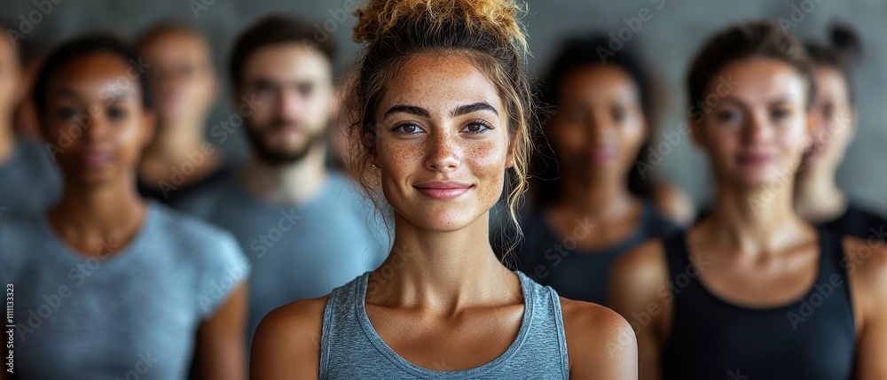 Group fitness class promotes inclusion and empowerment among diverse participants Group fitness class promotes inclusion and empowerment among diverse participants