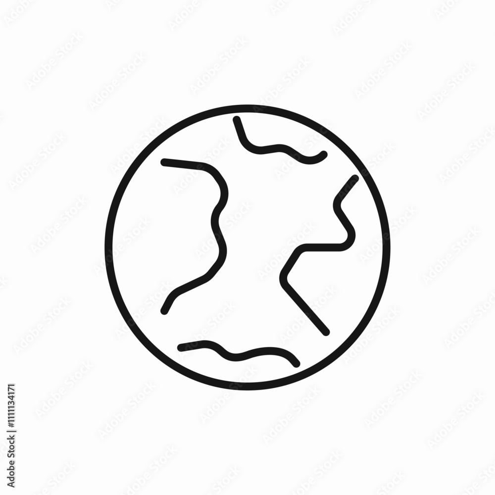 planet globe icon sign vector planet globe icon sign vector