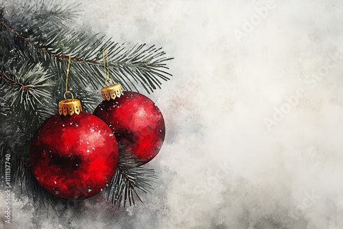 An enchanting holiday illustration brimming with Christmas cheer, capturing joyful moments with festive decorations, glowing lights, and a warm, lively atmosphere. Perfect for wallpaper and posters, i