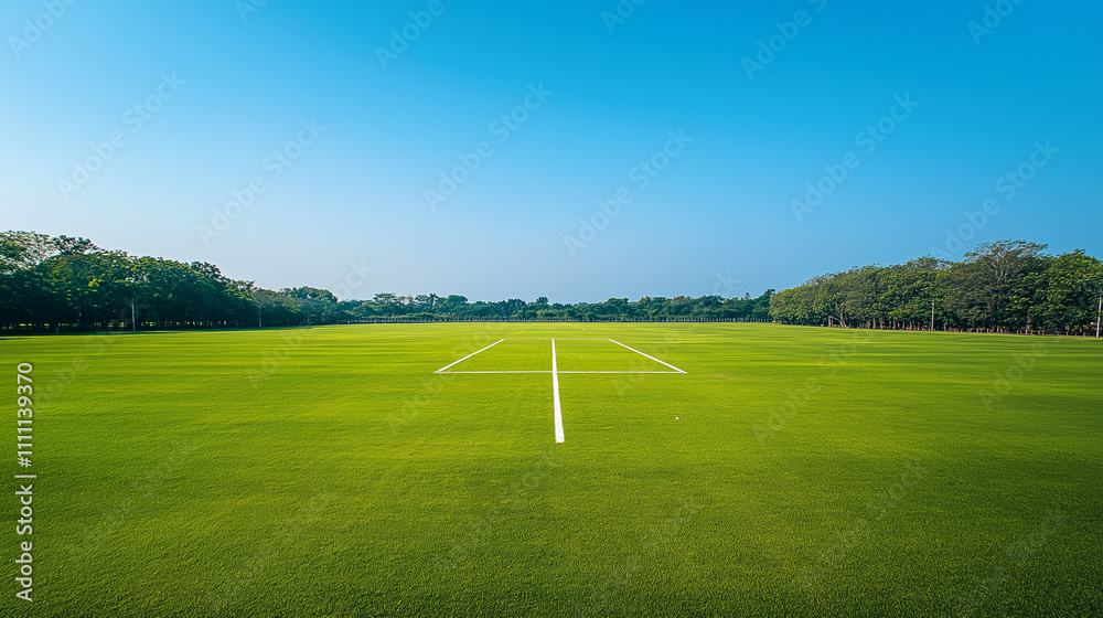 Fototapeta premium soccer field and grass