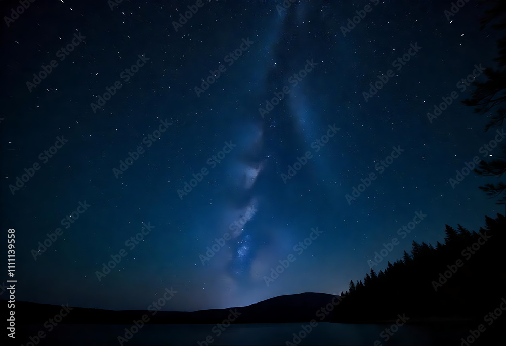 Night sky with stars sparkling on black background Night sky with stars sparkling on black background