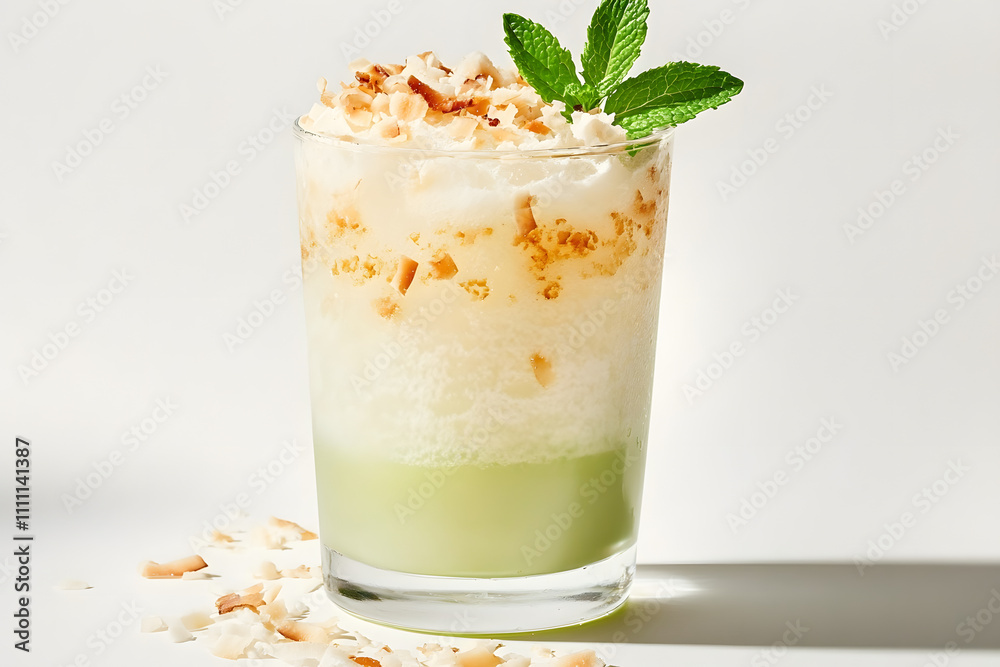 smoothie with mint smoothie with mint