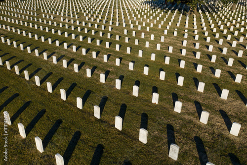 Richmond National Cemetery, Richmond, VA - gravestones for Civil War and Veterans photo