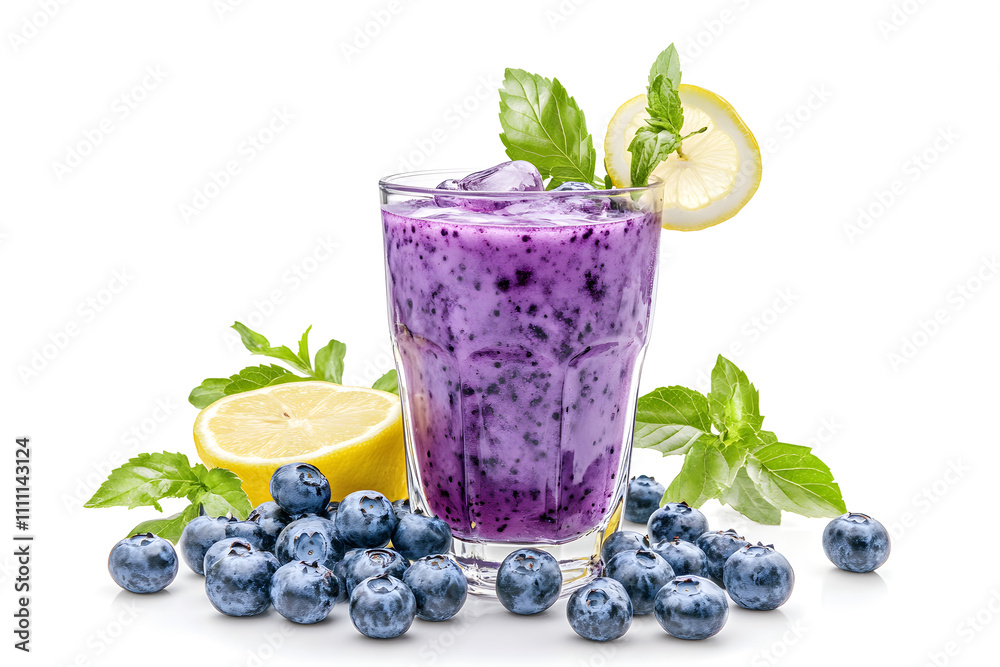 blueberry smoothie with mint blueberry smoothie with mint