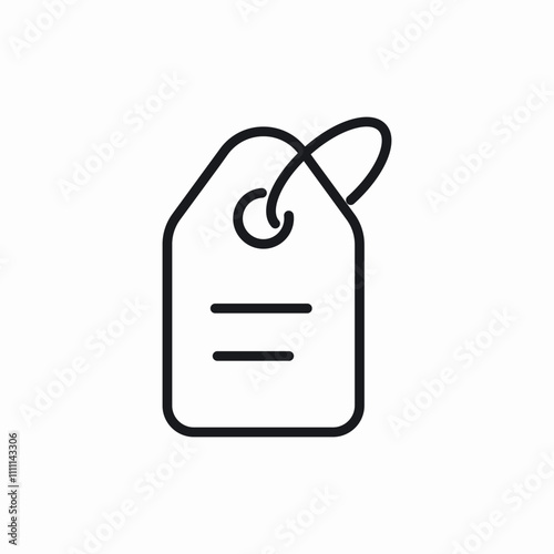 clothing label icon sign vector