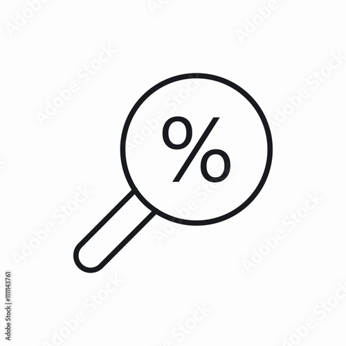 search discount icon sign vector