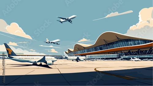 Scholarly Skies Above Beijing's International Airport