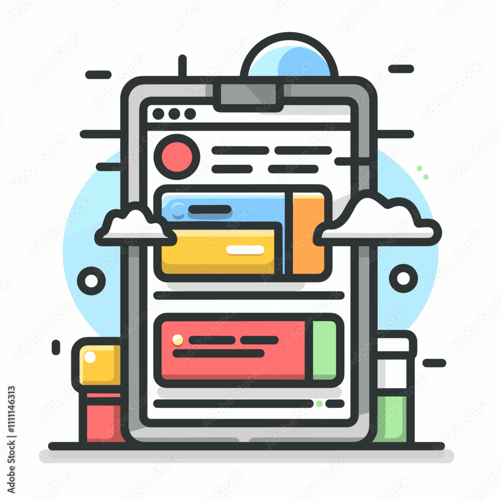 Web Hosting Line Icon. Editable Stroke Simple Design. Vector Illustration. Web Hosting Line Icon. Editable Stroke Simple Design. Vector Illustration.