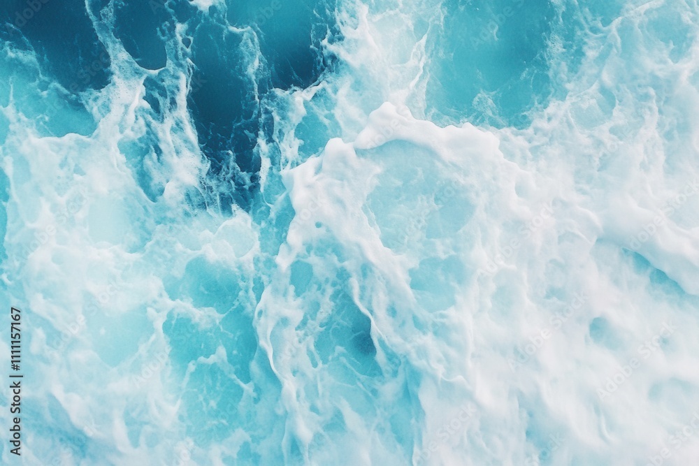 Fototapeta premium Blue sky watercolor backdrop. Watercolor background featuring clouds