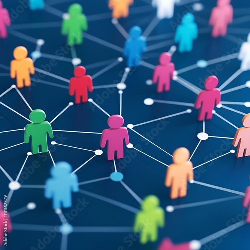Global social network connection icon