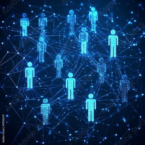 Global social network connection icon