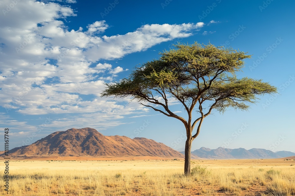 Fototapeta premium Tree In The Desert