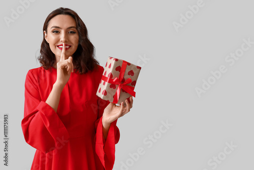 Beautiful young woman with ...