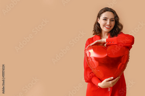Beautiful young woman with ...