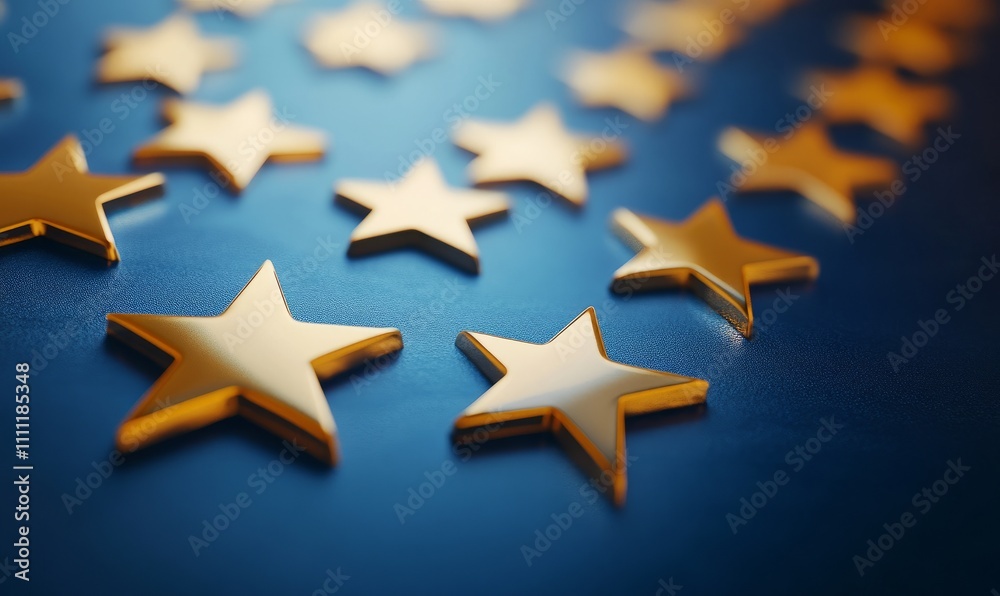 Fototapeta premium Quality Assurance concept, certificate of excellence, best quality, high rating with user reviews