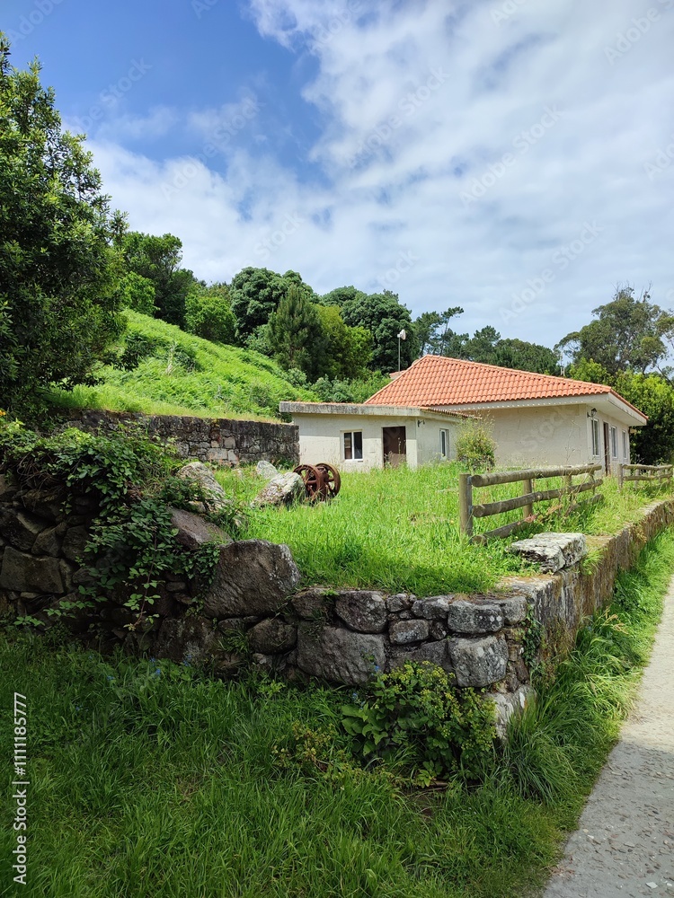 Fototapeta premium house in the mountains