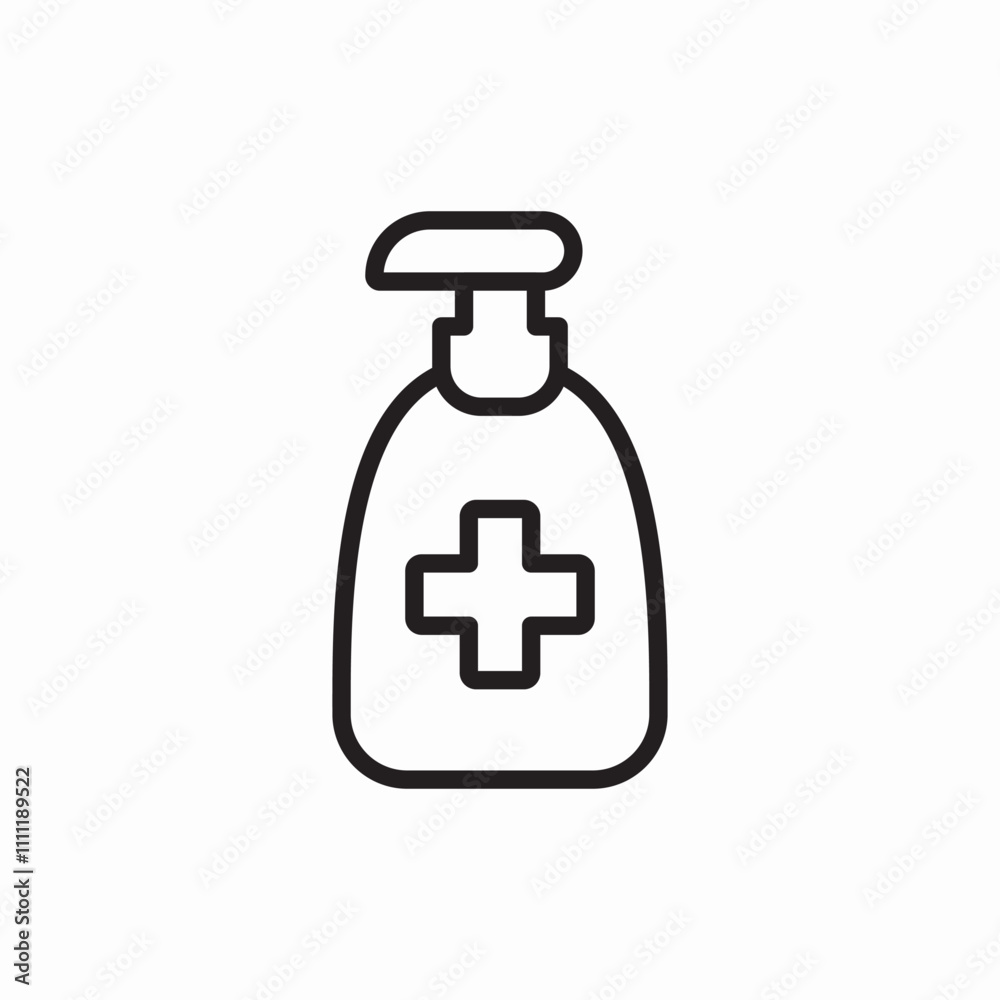 medicine soap disinfectan icon sign vector medicine soap disinfectan icon sign vector