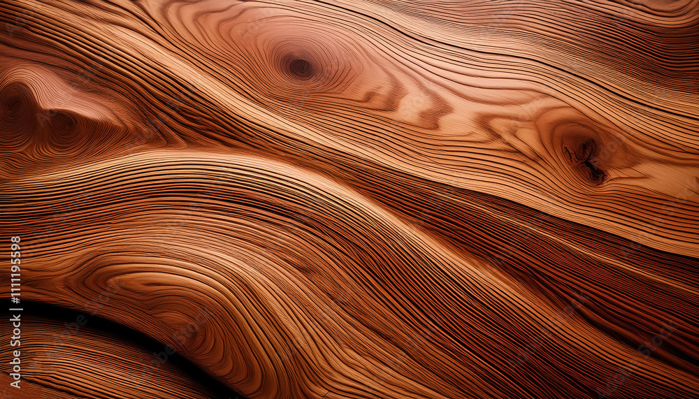 Fototapeta premium The natural pattern of neatly cut wood grain