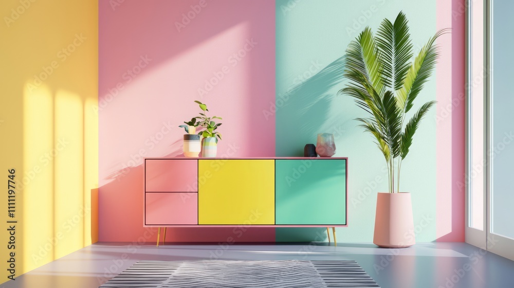 Modern Entryway Design with Vibrant Color Scheme and Unique Storage Solutions Creating Inviting Home Ambiance Modern Entryway Design with Vibrant Color Scheme and Unique Storage Solutions Creating Inviting Home Ambiance