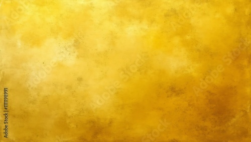 Vibrant Yellow Stained Glass Window, Detailed AI Rendering photo