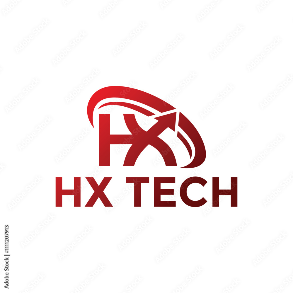 Modern HX Tech Logo, Creative Minimalist Vector Icon, Futuristic Tech Company Symbol Modern HX Tech Logo, Creative Minimalist Vector Icon, Futuristic Tech Company Symbol