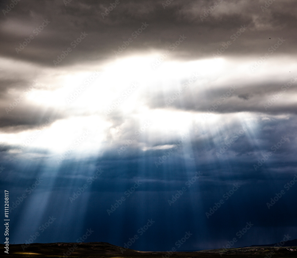 Obraz premium beautiful clouds in the mountains,Armenia