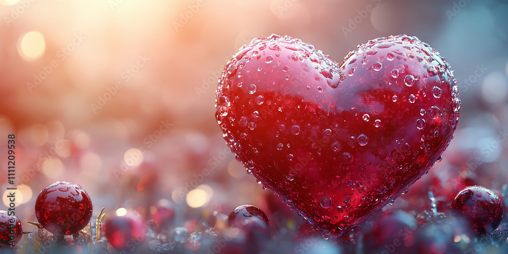 Abstract Heart in Reflections
Reflective heart in red and pink tones symbolizing love, care, and emotions. Space for text Abstract Heart in Reflections
Reflective heart in red and pink tones symbolizing love, care, and emotions. Space for text