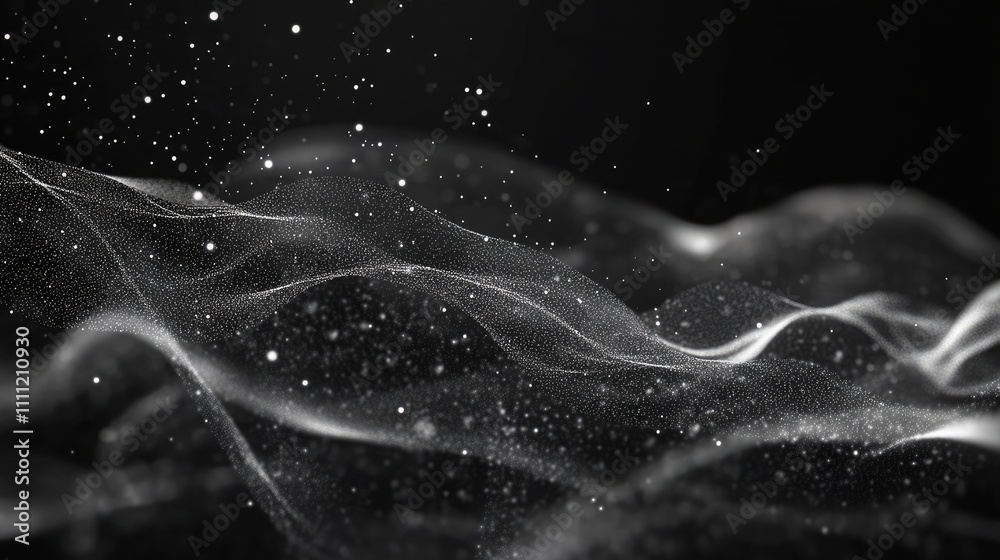 Fototapeta premium A sleek vector design illustrating dynamic sound waves in motion.
