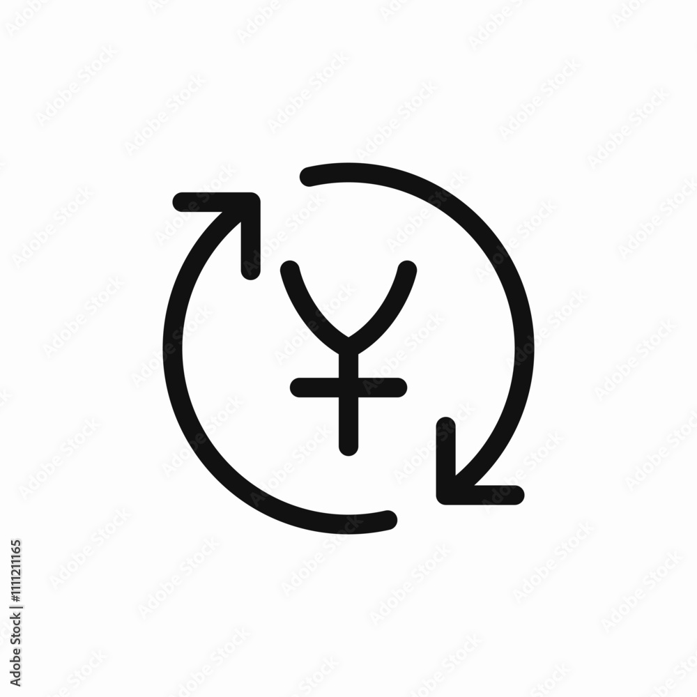 japanese yen exchange icon sign vector japanese yen exchange icon sign vector