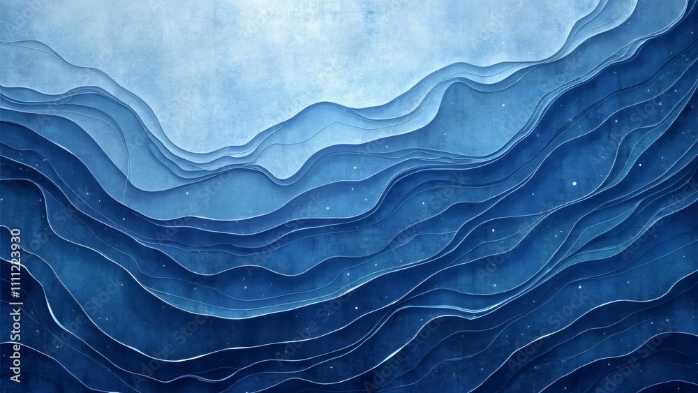 Abstract Blue Wave Layers, Elegant Grey Marble Texture Background Abstract Blue Wave Layers, Elegant Grey Marble Texture Background