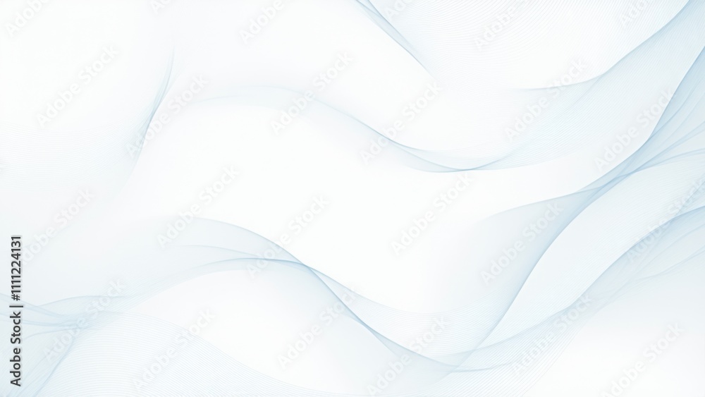 Abstract blue and white background with curved lines, white background Abstract blue and white background with curved lines, white background