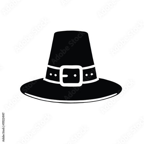 Pilgrim Hat Silhouette