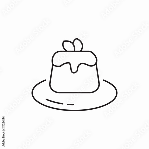 cake bakery icon sign vector