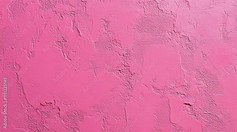 A textured pink wall with a rough finish, suitable for backgrounds or design elements.