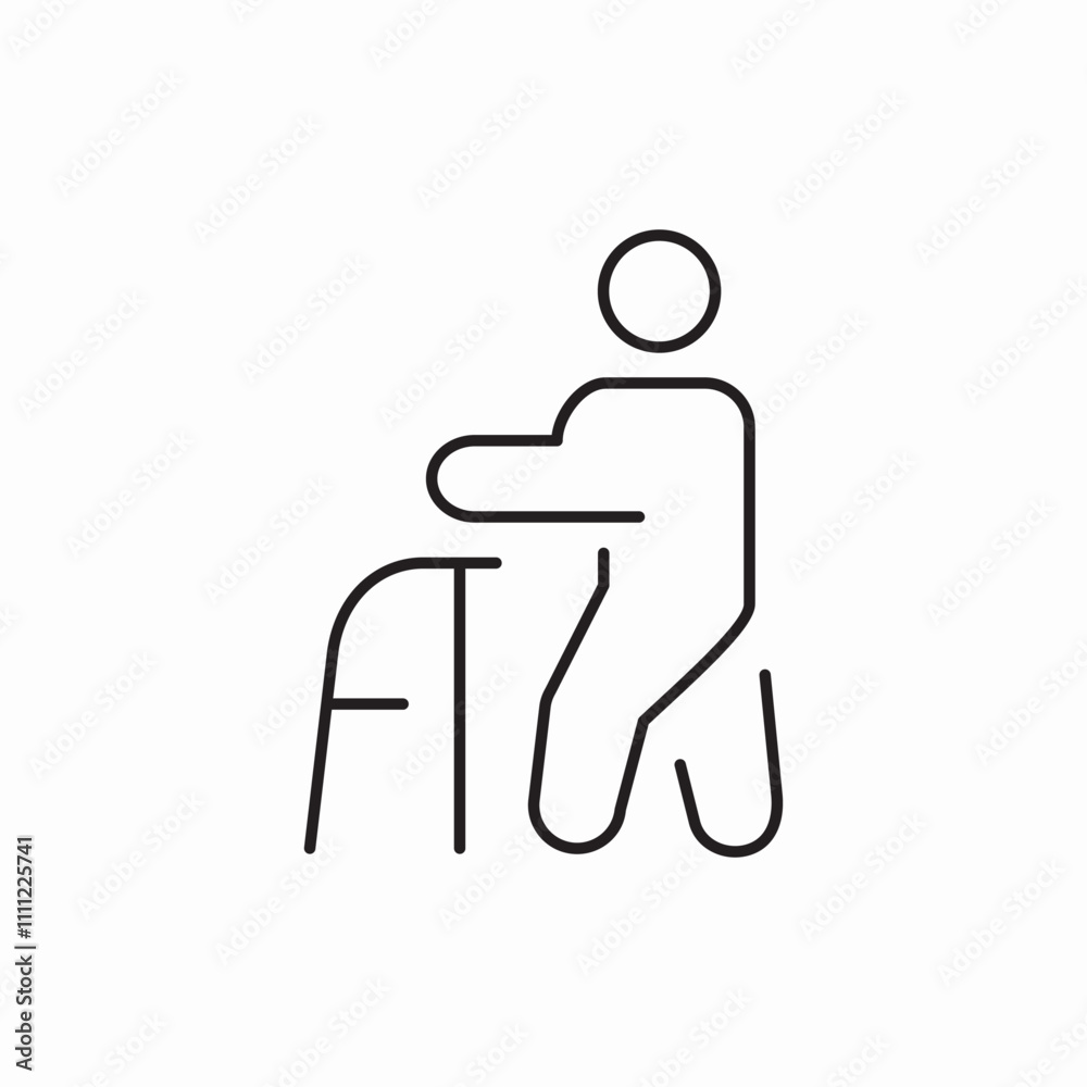 disable human icon sign vector disable human icon sign vector
