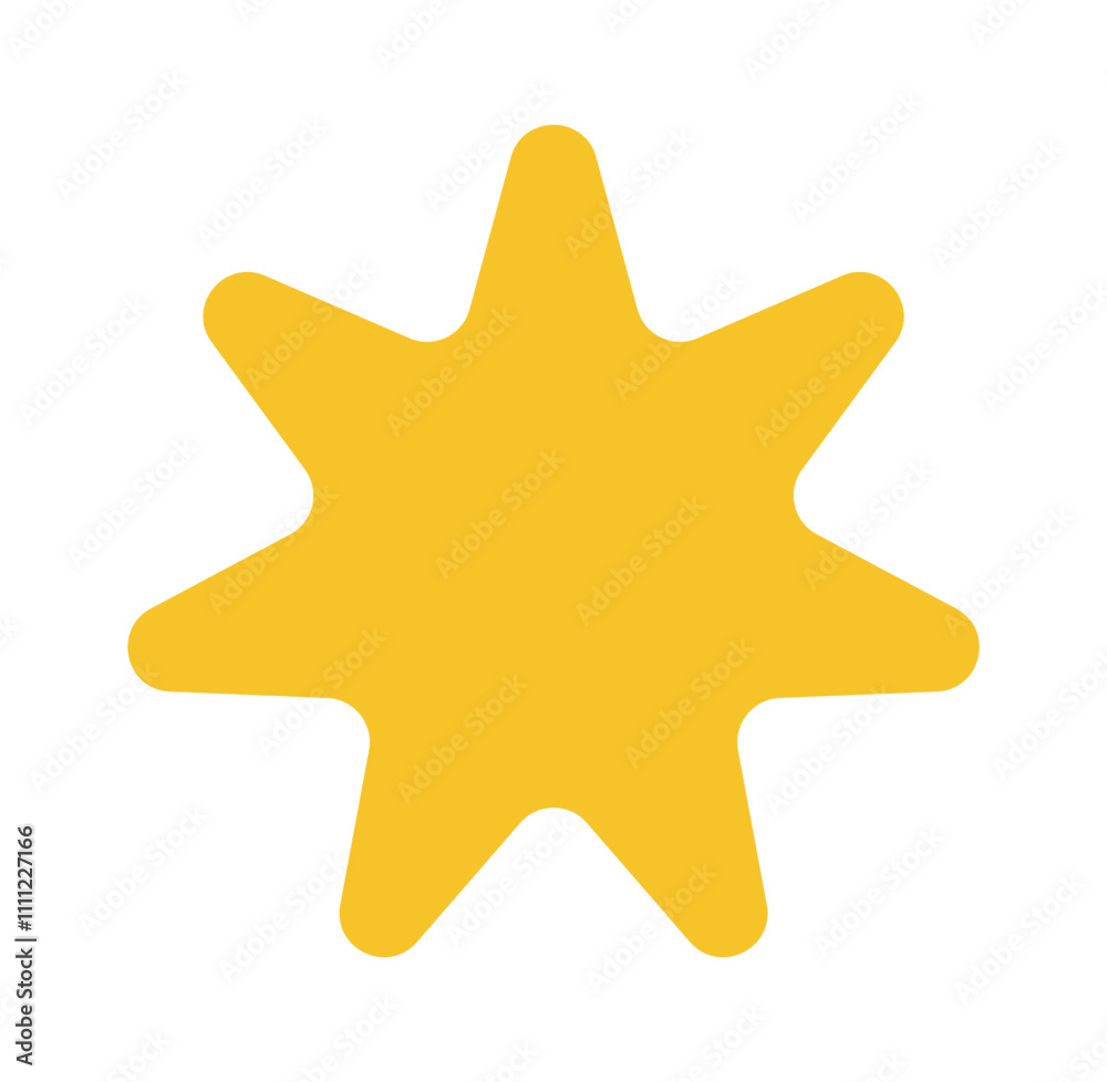 Yellow cogwheel primitive geometry symbol Yellow cogwheel primitive geometry symbol