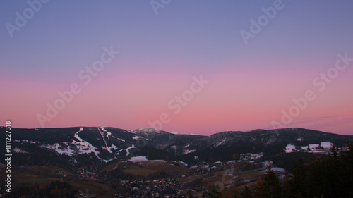 landscape with snow