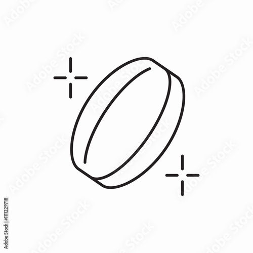 ring for finger icon sign vector